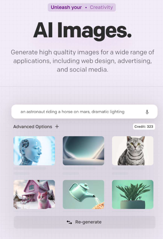 Generate, edit, export.